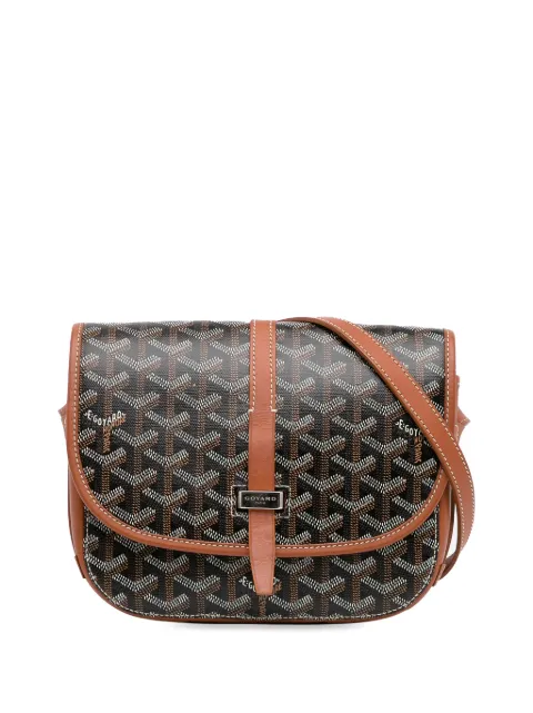 Goyard Pre-Owned bolsa crossbody Goyardine Belvedere PM 2018