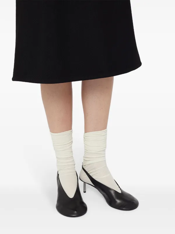 【JIL SANDER】レザーパンプス Jil Sander レザーパンプス | ブラック | FARFETCH JP