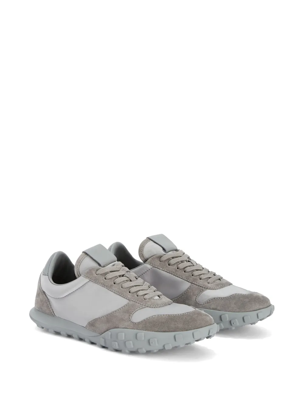 Jil Sander suede-panelled sneakers Grey