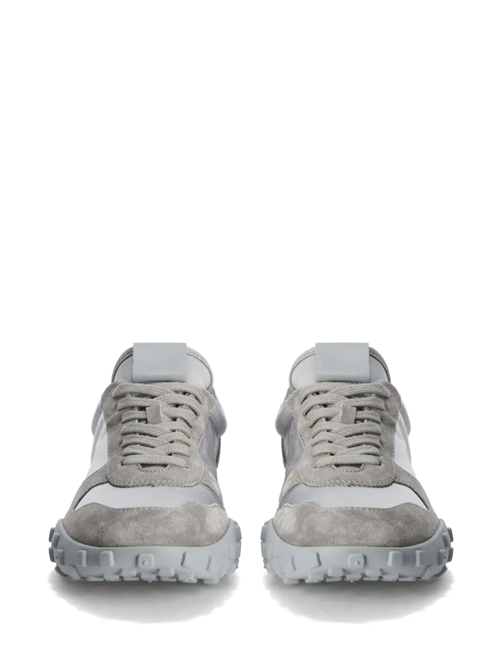 Jil Sander suede-panelled sneakers Grey