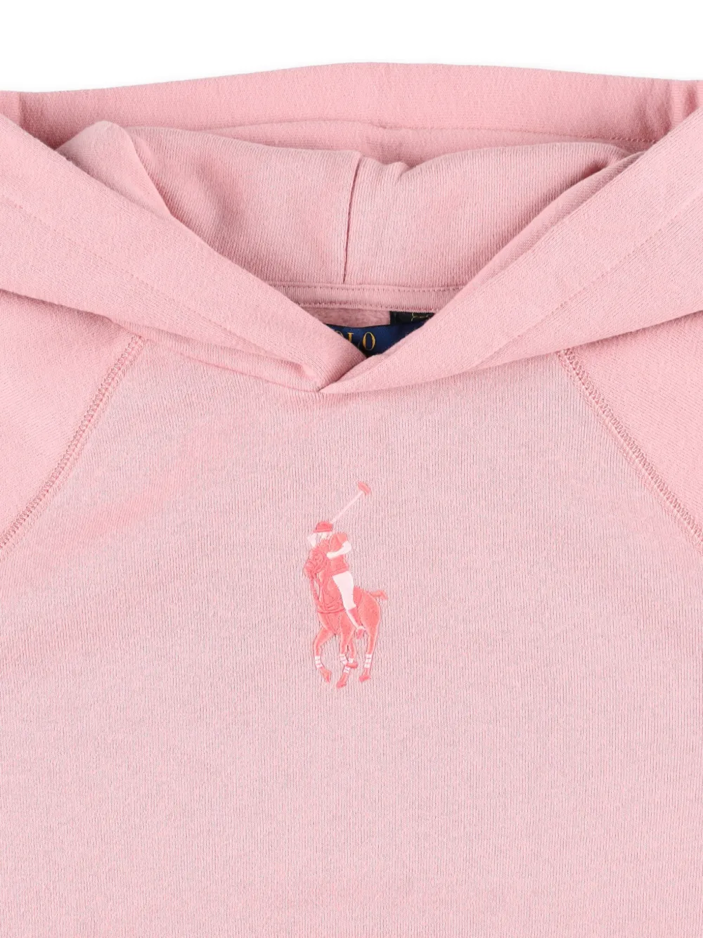 POLO RALPH LAUREN KIDS Hoodie met raglan mouwen en logo Roze