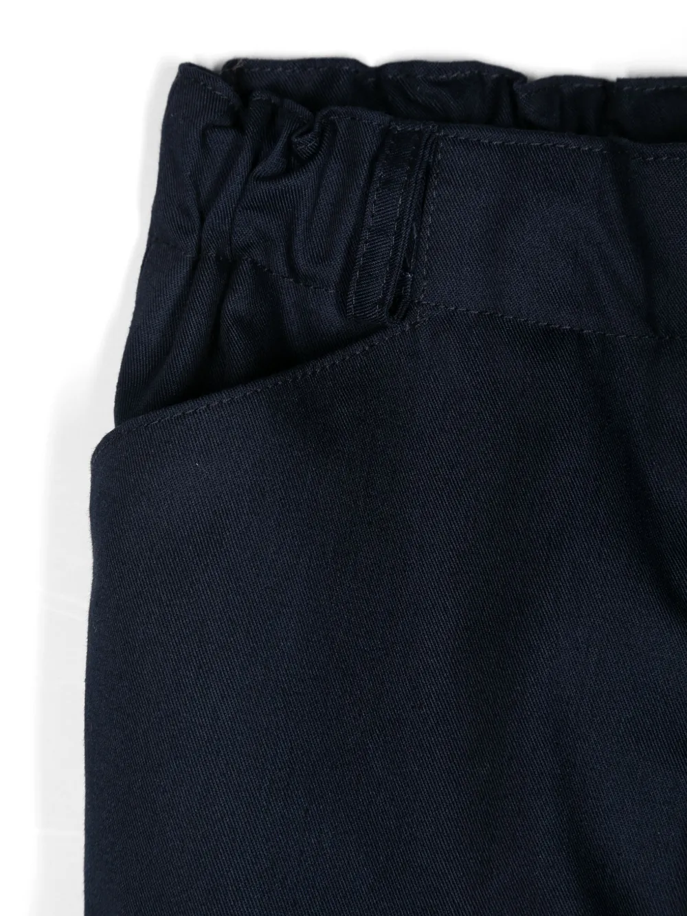 Siola Straight twill shorts Blauw