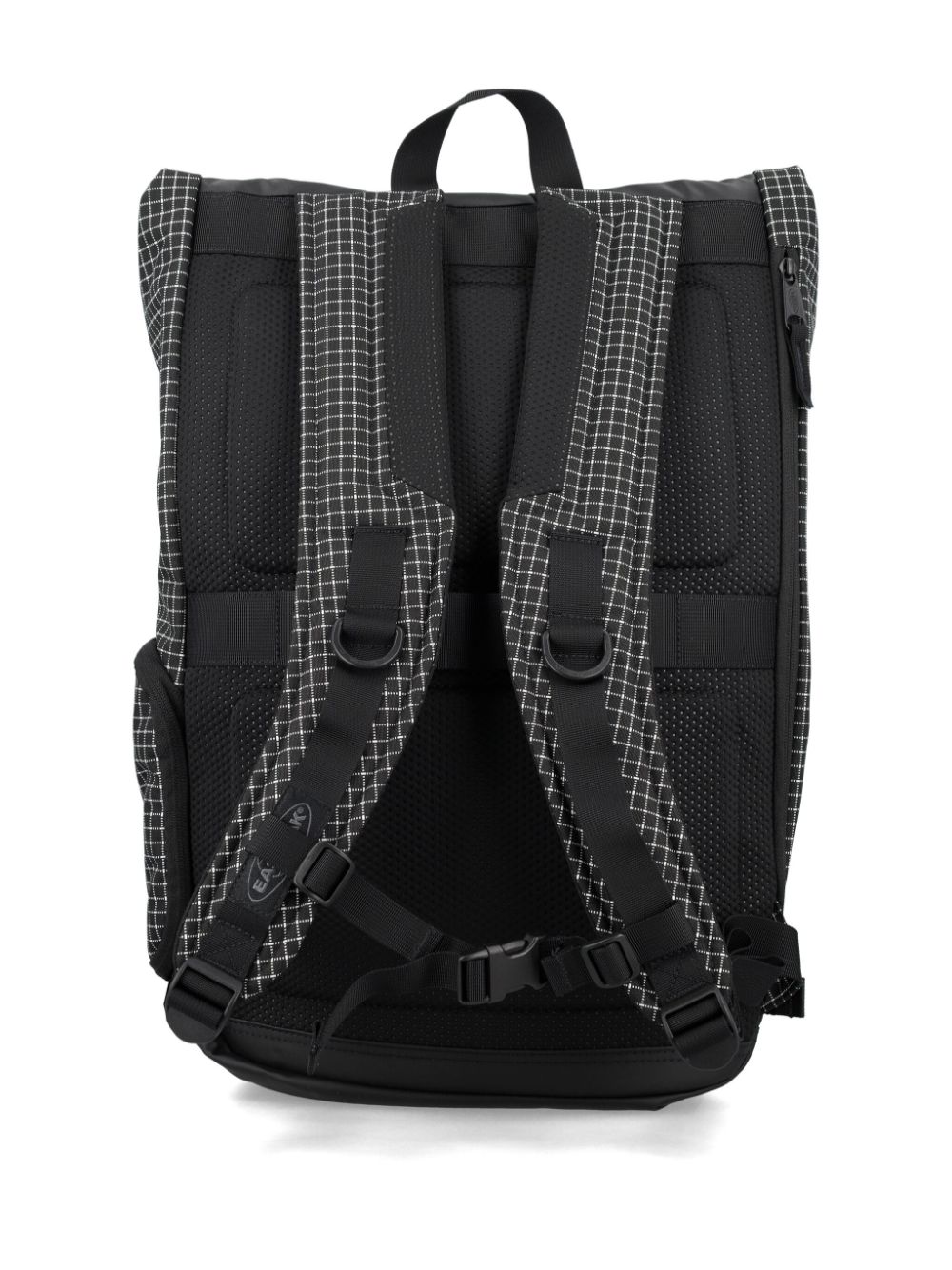 Shop Eastpak Tecum Roll Logo-patch Backpack In Black