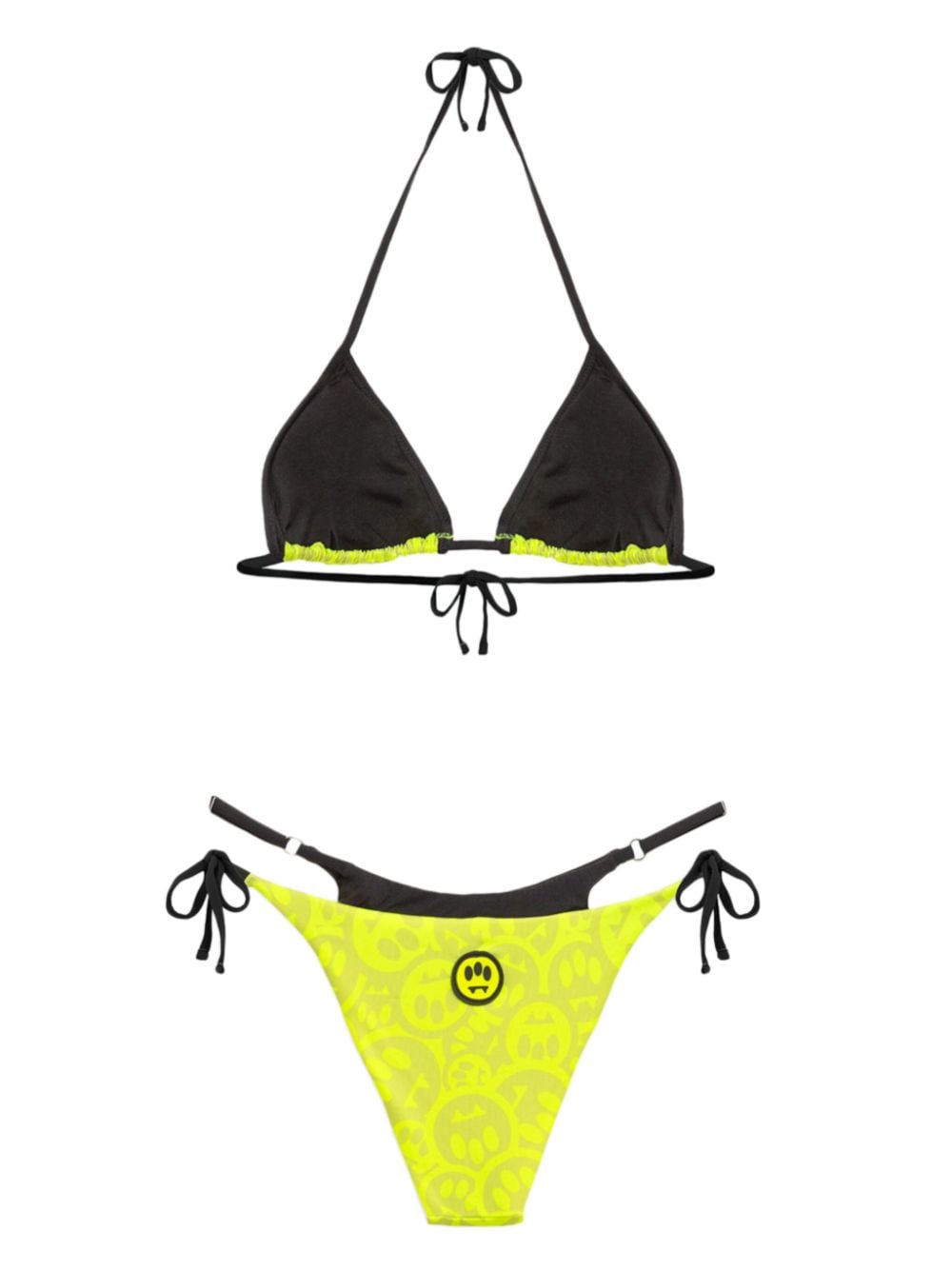 BARROW Iconic bikini met logoprint - Geel