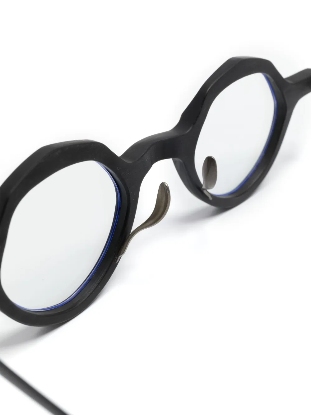  Rigards Rg1094 Round-frame Glasses - Black 