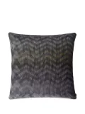 Missoni Home Dinamico zigzag-pattern cushion (60cm x 60cm) - Black