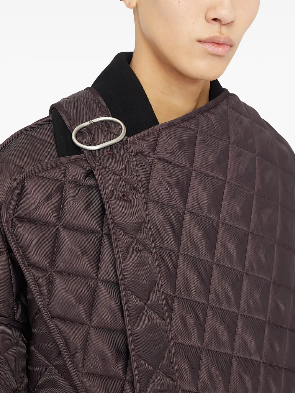 Jil Sander キルティング スカーフ | ブラウン | FARFETCH JP 