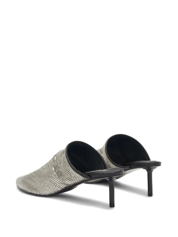 Jil Sander スパンコール ミュール | グレー | FARFETCH JP