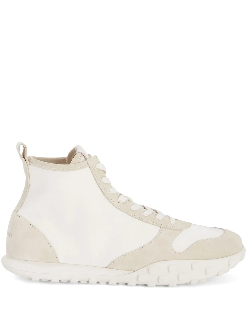 Jil Sander suede-panelled sneakers White