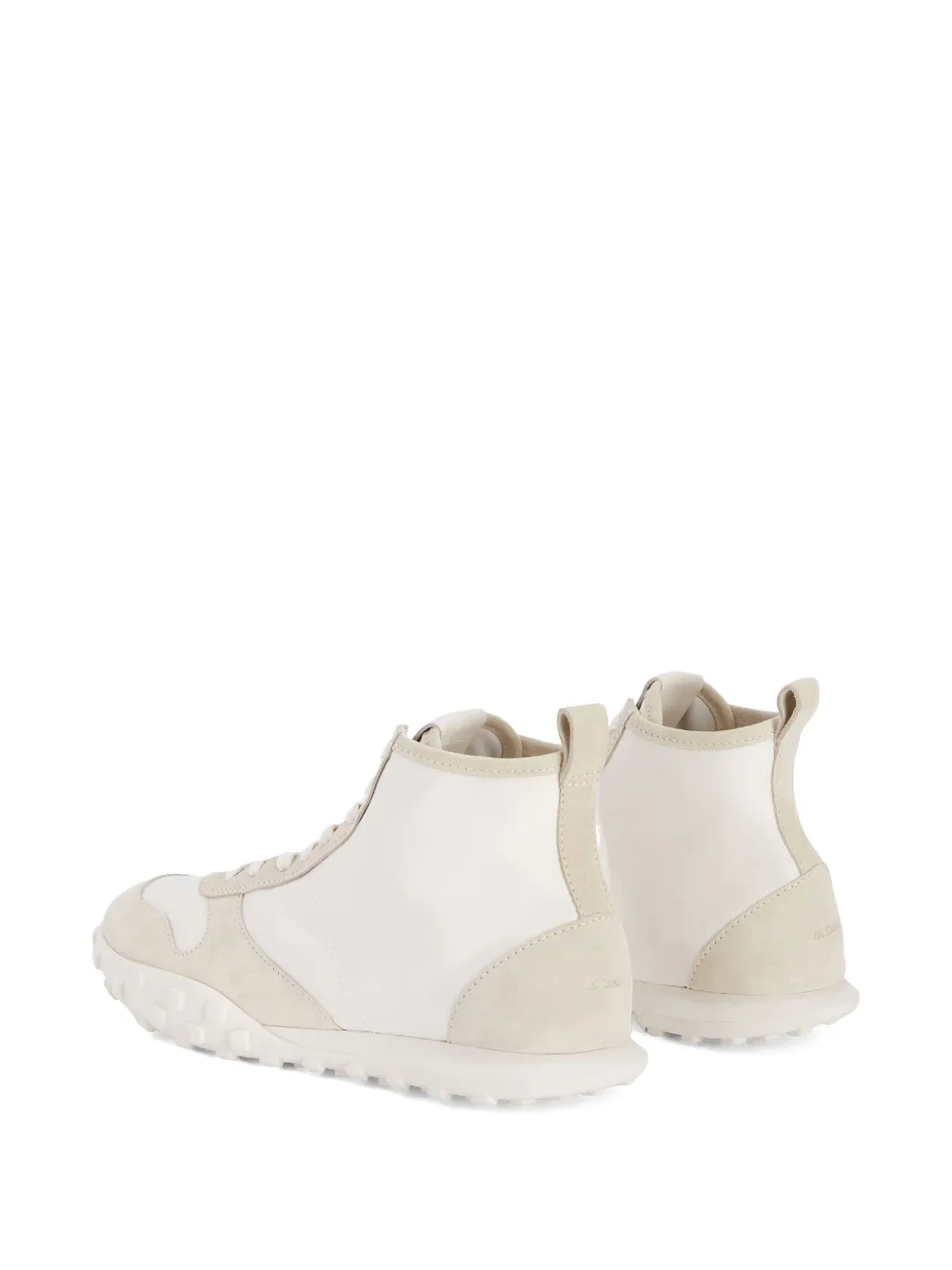 Jil Sander suede-panelled sneakers White