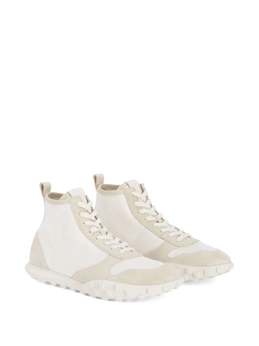 Jil Sander suede-panelled sneakers White