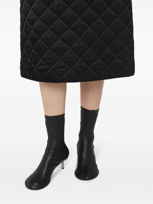 Jil Sander 60mm Ankle Leather Boots | Black | FARFETCH