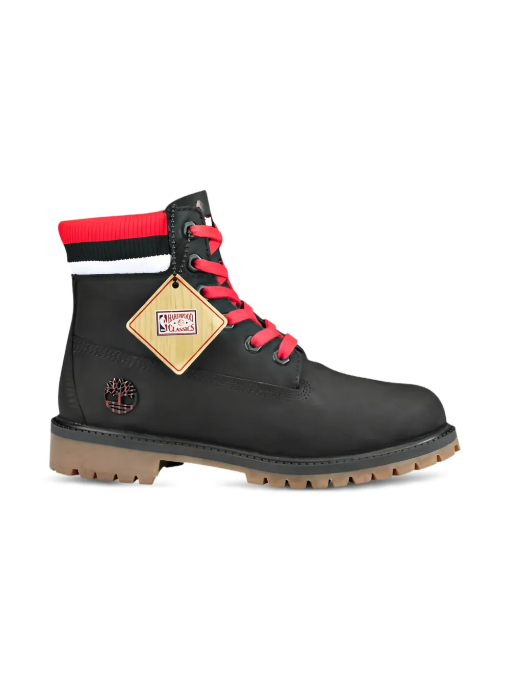 Timberland Kids x NBA Chicago Bulls x Mitchell & Ness 6 Inch Premium "Black" boots