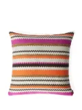 Missoni Home zigzag pattern cushion - Orange