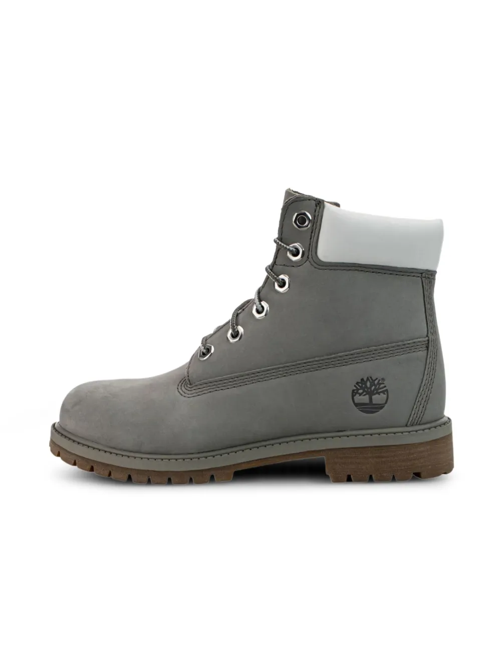 Timberland Kids 6 Inch Premium "Medium Grey" boots | Girls Shoes | Image 2