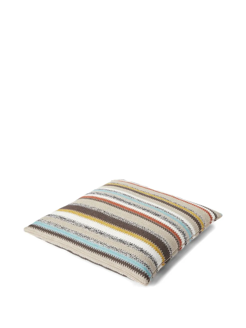 Missoni Blurred Zigzag-pattern Cushion (50cm X 50cm) In Multi