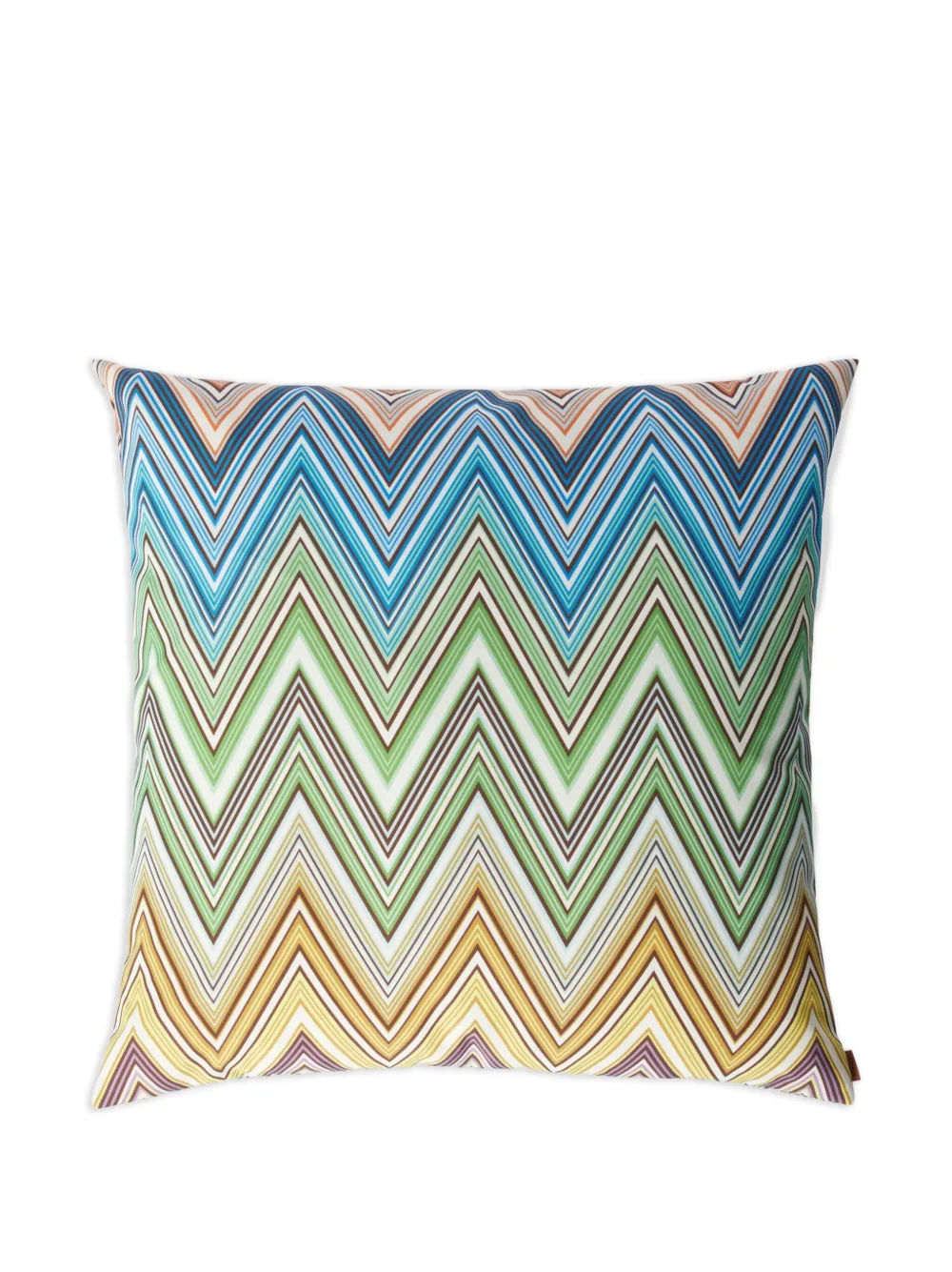 Missoni Home Kew zigzag-patterned cushion (60cm x 60cm) | Green | Image 1