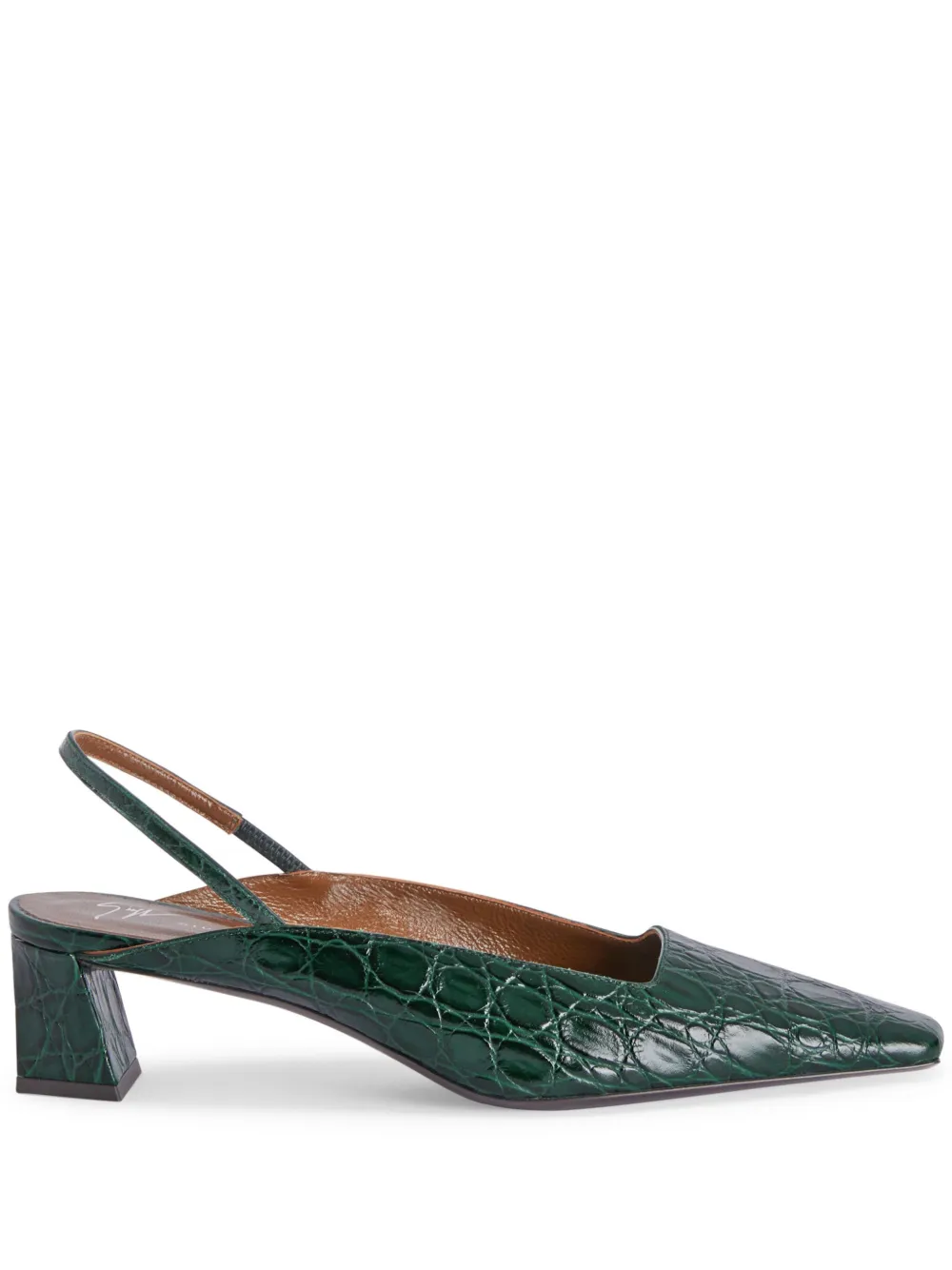 Giuseppe Zanotti 45mm Brendha pumps Green