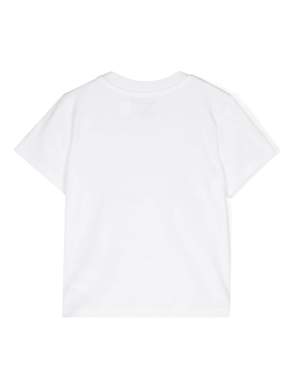 Ralph Lauren Kids T-shirt met teddybeerprint - Wit