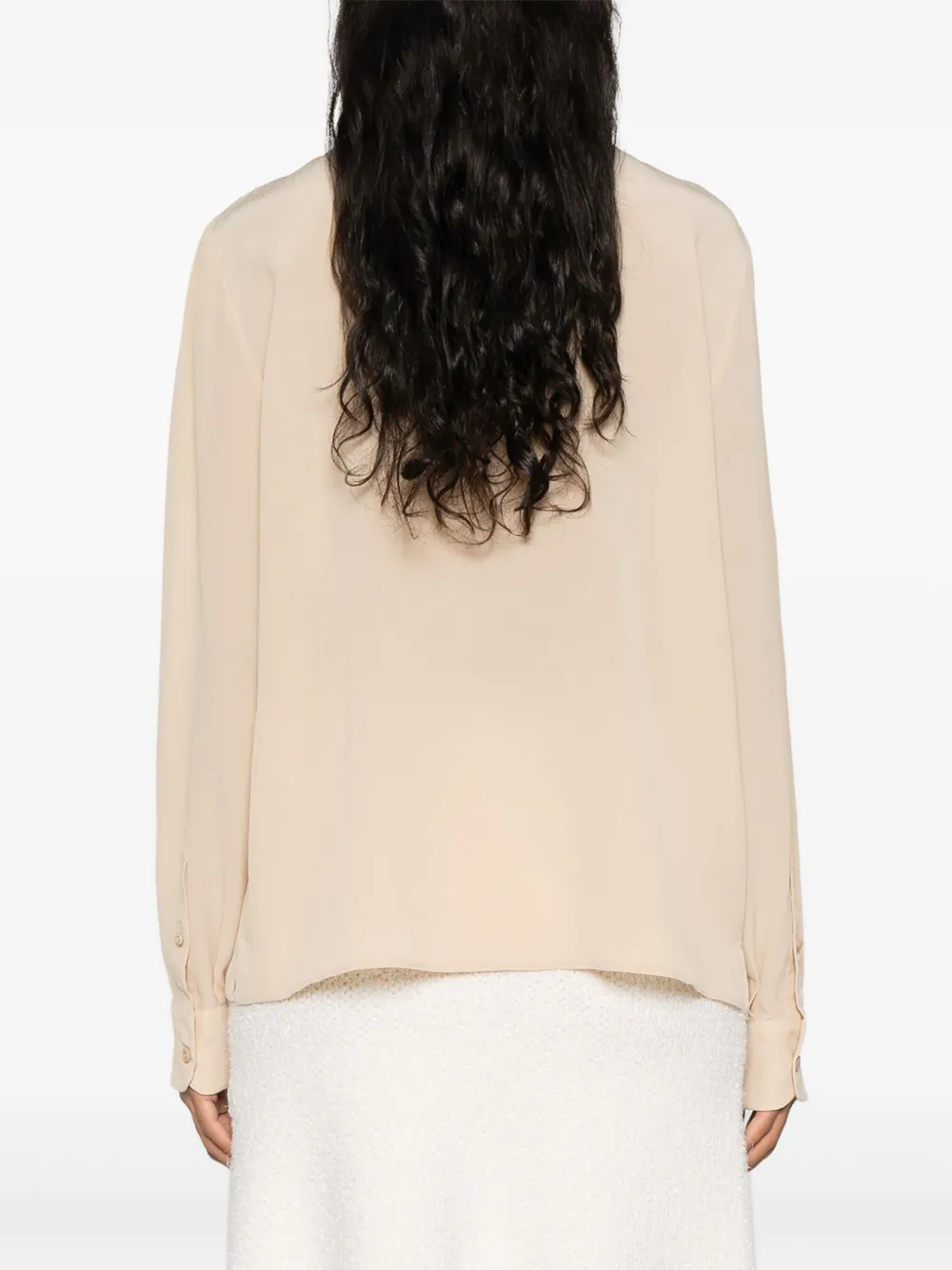 Prada Crêpe blouse Beige