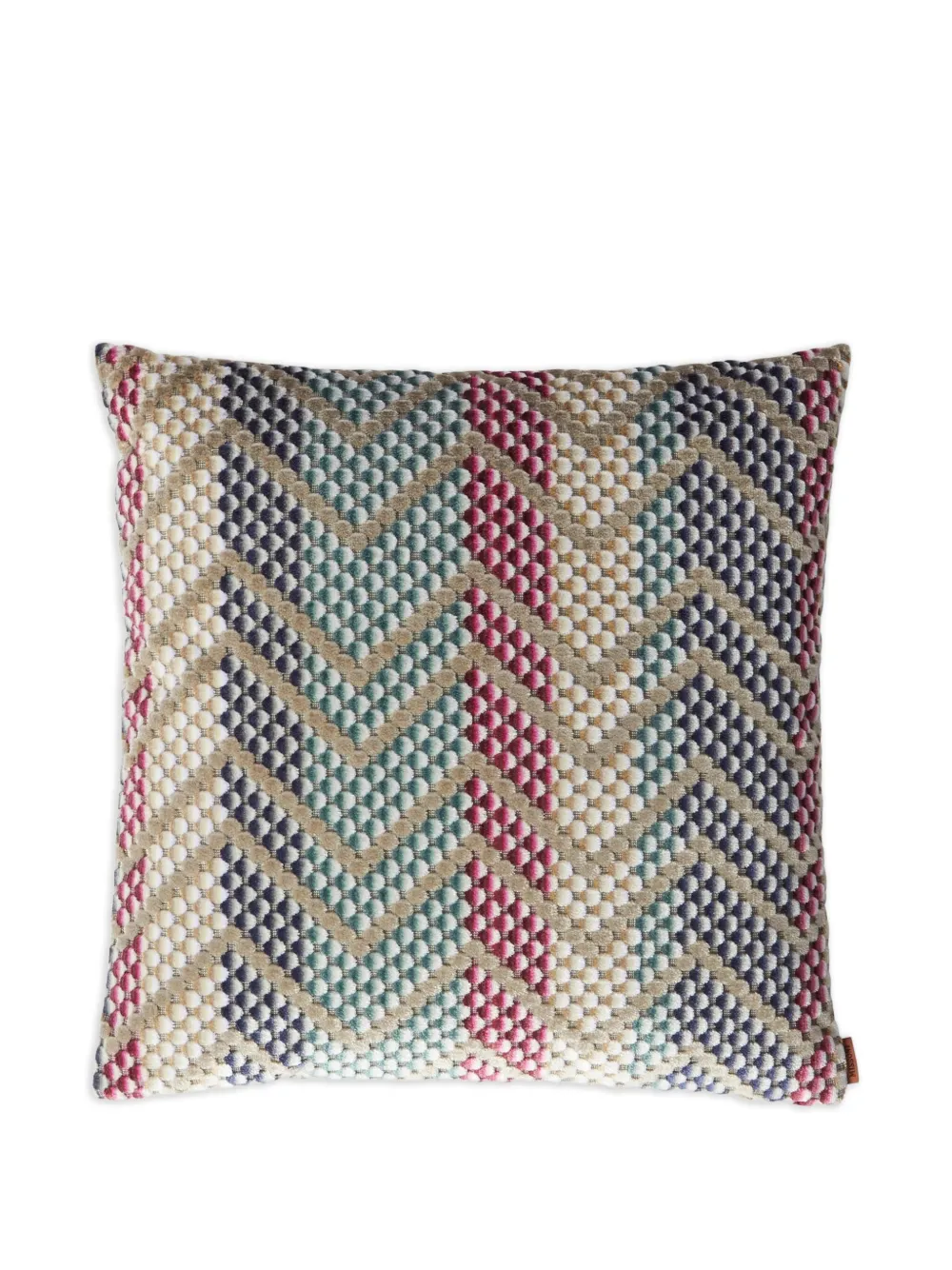 Missoni Home chevron textured cushion (40cm x 40cm) | Neutrals | Image 1
