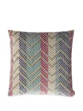 Missoni Home chevron textured cushion (40cm x 40cm) - Neutrals