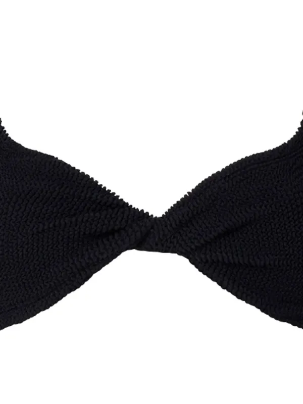 Hunza G Juno Crinkled Bikini | Black | FARFETCH