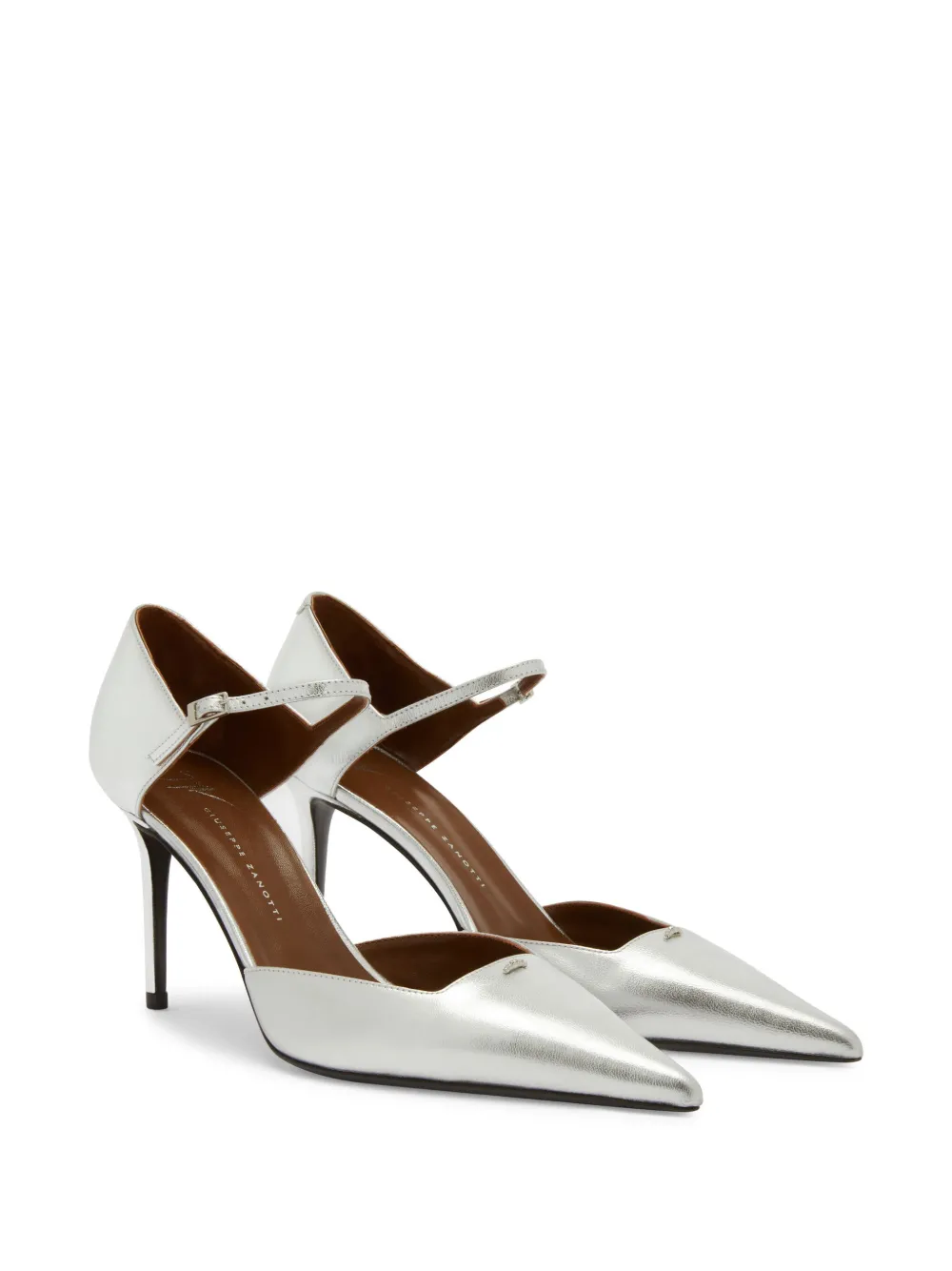 Giuseppe Zanotti 85mm Raquel D'Orsay pumps Grey