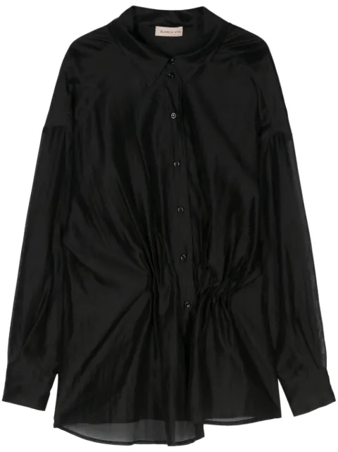 Blanca Vita pleated shirt