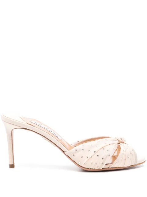 Aquazzura Slow Kisses 75mm mules Women