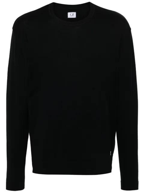 C.P. Company Sea Island Logo sweater