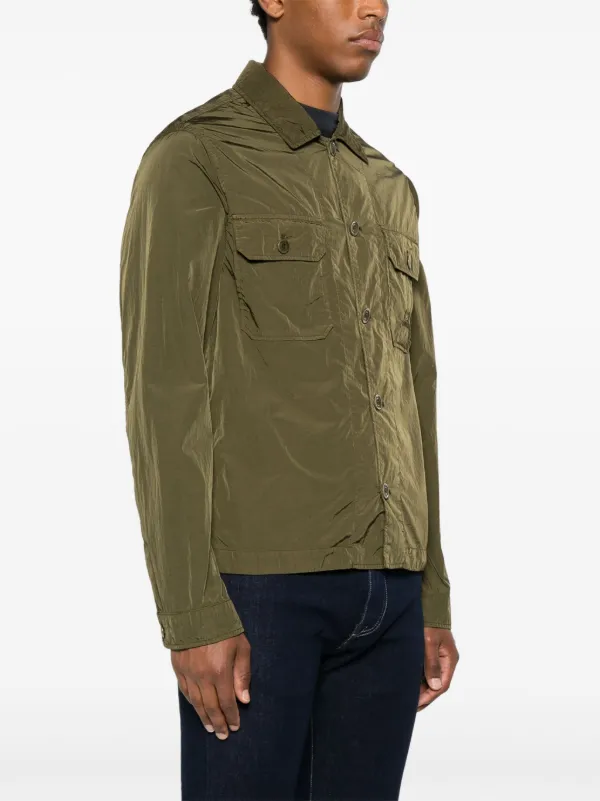 CP COMPANY CHROME-R シャツジャケット C.P. Company Chrome-R シャツジャケット | グリーン | FARFETCH JP
