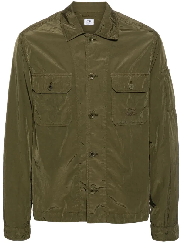 CP COMPANY CHROME-R シャツジャケット C.P. Company Chrome-R シャツジャケット | グリーン | FARFETCH JP