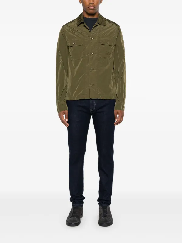 CP COMPANY CHROME-R シャツジャケット CHROME-R FULL ZIP OVERSHIRT [BLACK] - WUNDER 大阪 セレクトショップ