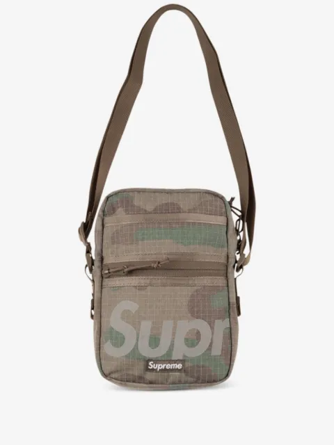Supreme camouflage-pattern shoulder bag