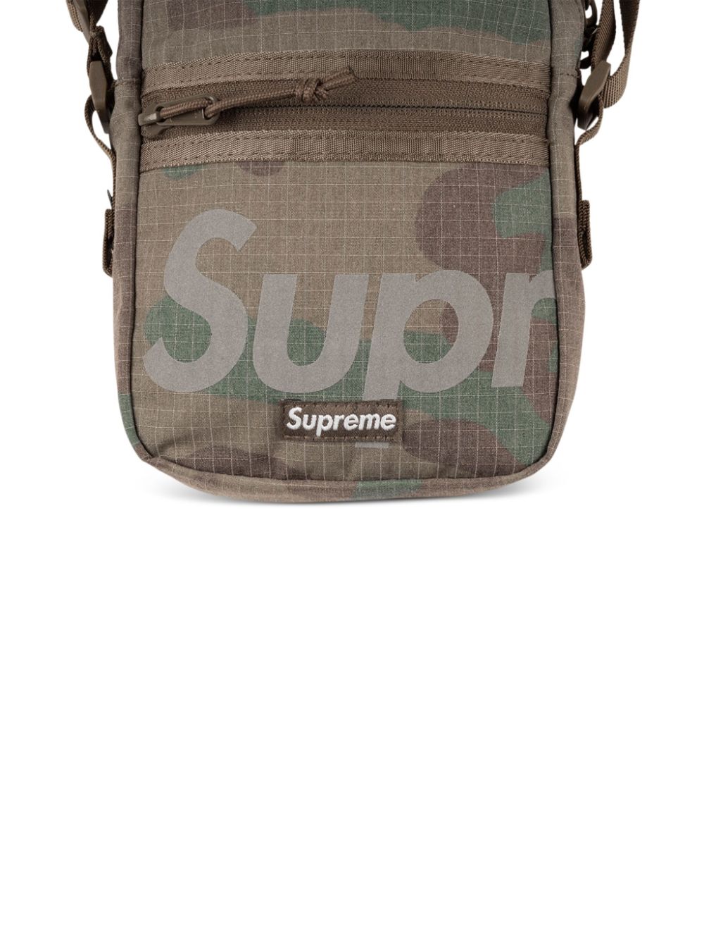 Shop Supreme Camouflage-pattern Shoulder Bag In Neutrals