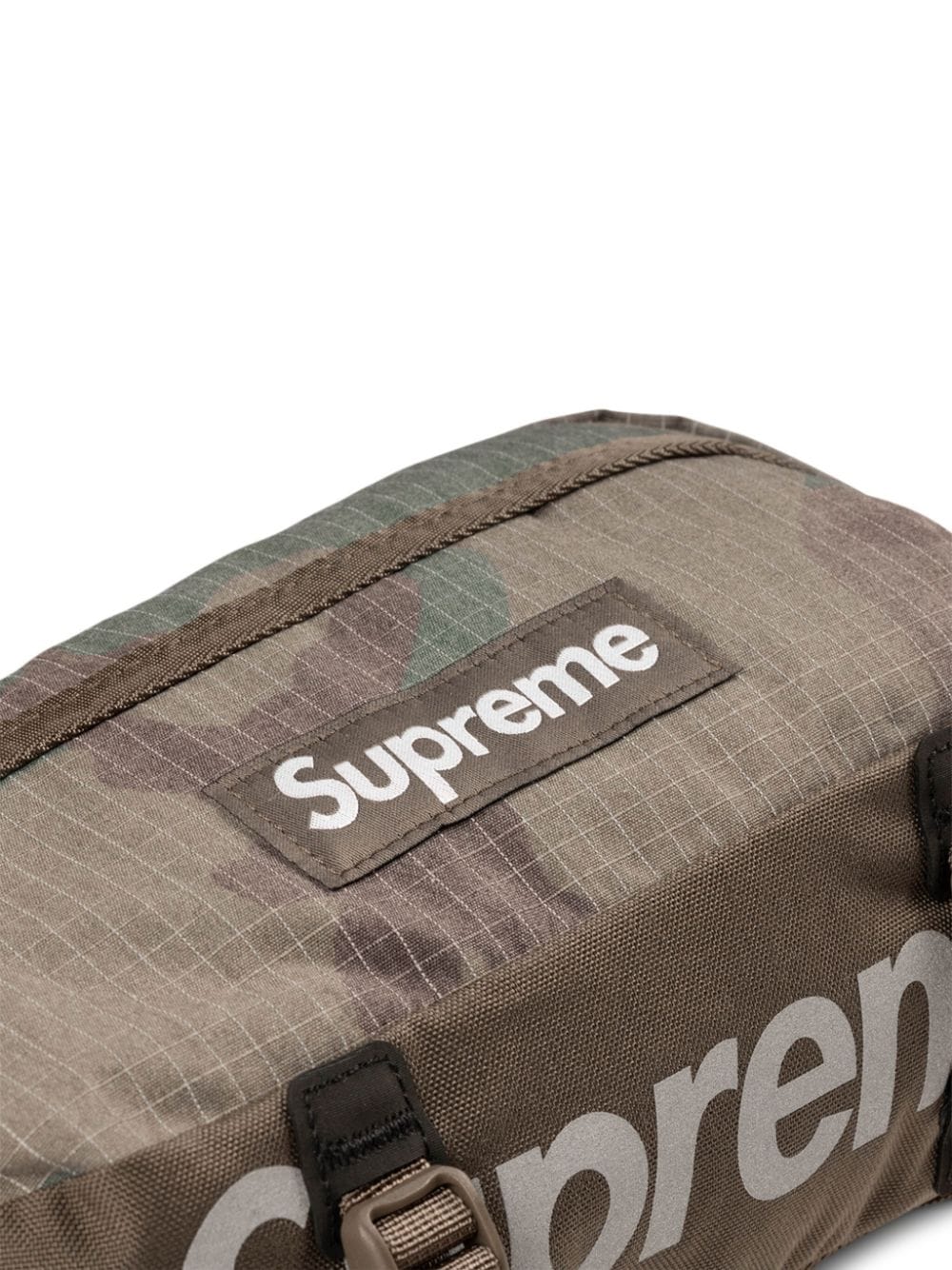 SUPREME CAMOUFLAGE-PRINT RIPSTOP BELT BAG 