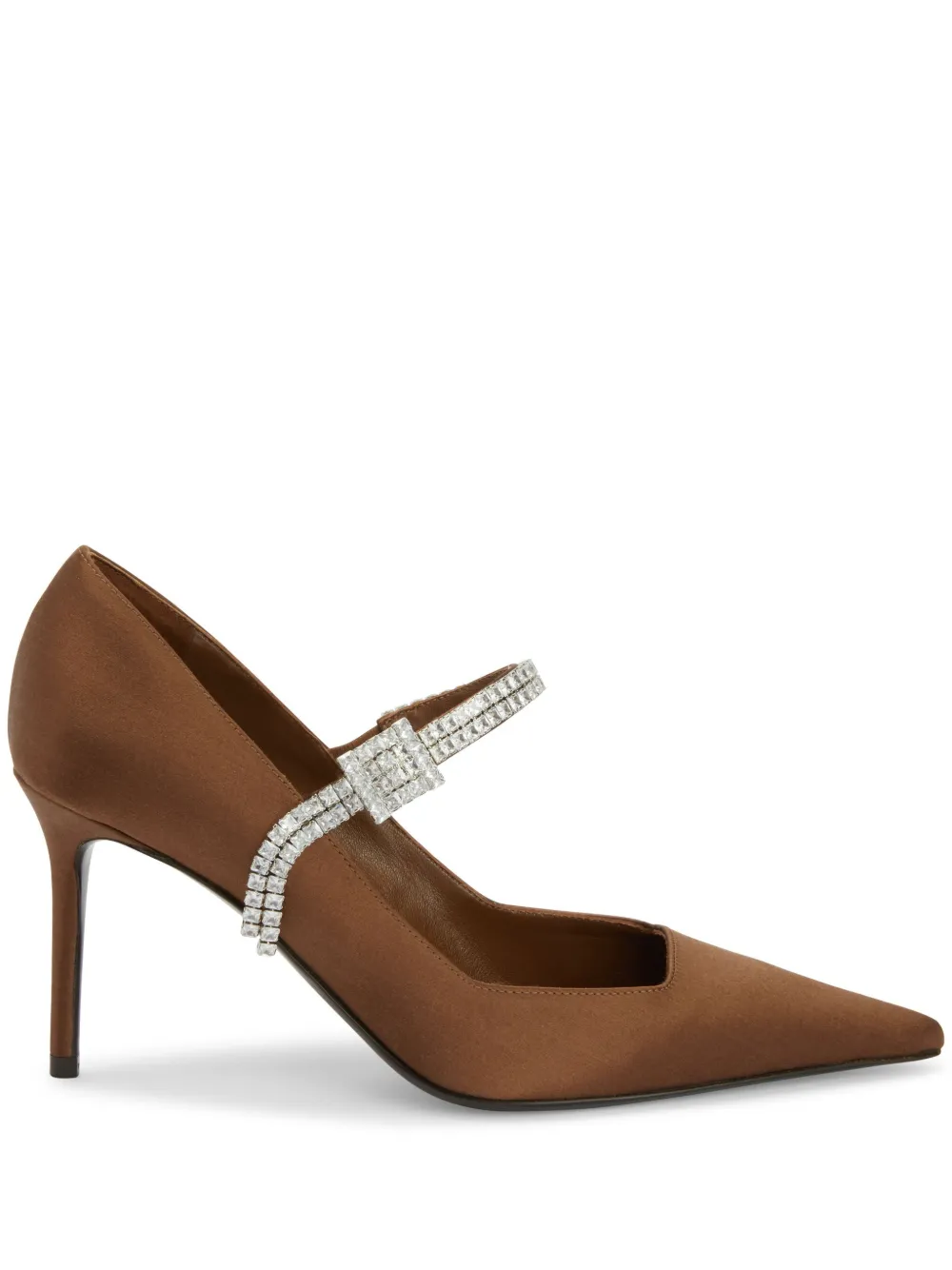 Giuseppe Zanotti 85mm Raquel Strap pumps Brown