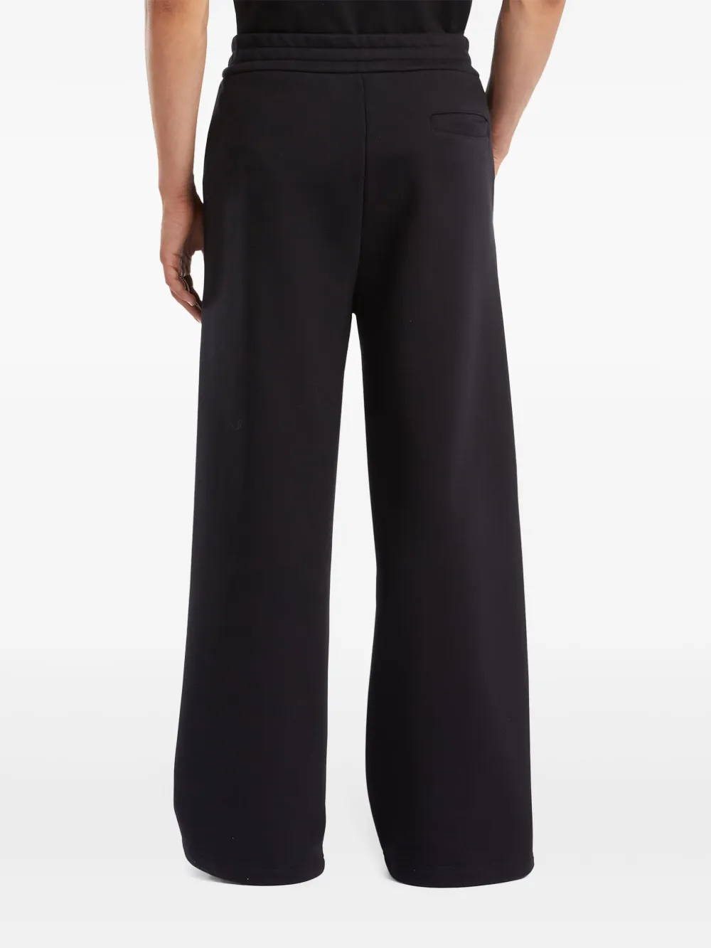 Giuseppe Zanotti Broek met wijde pijpen Zwart