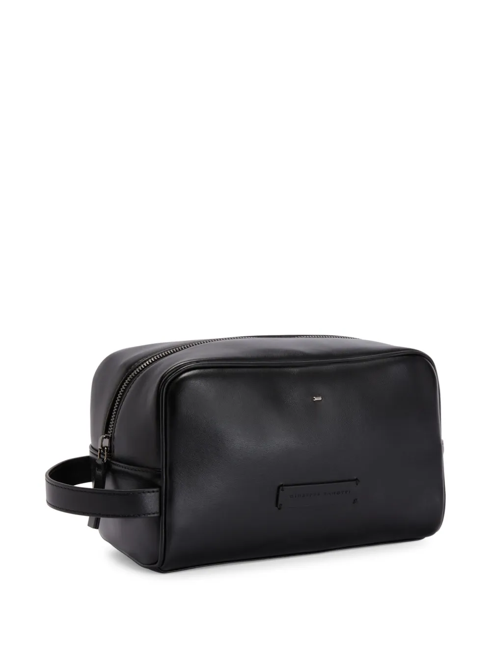Giuseppe Zanotti Leren toilettas Zwart