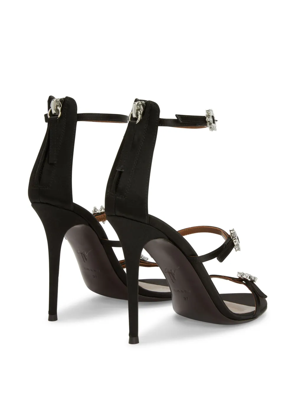 Giuseppe Zanotti 105mm Himari sandals Black