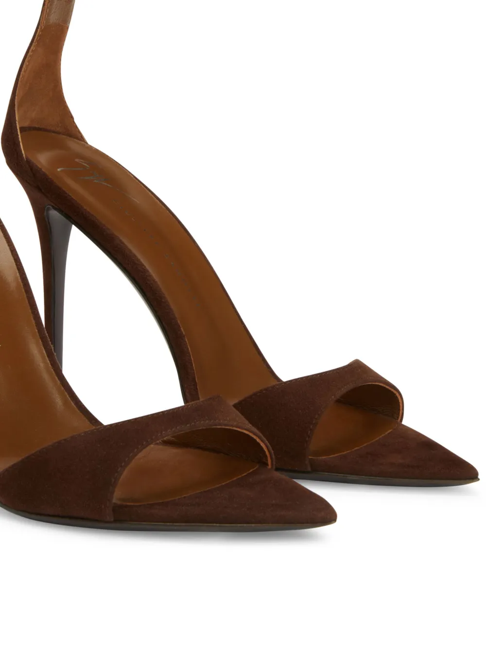 Giuseppe Zanotti 105mm Intriigo Strap sandals Brown