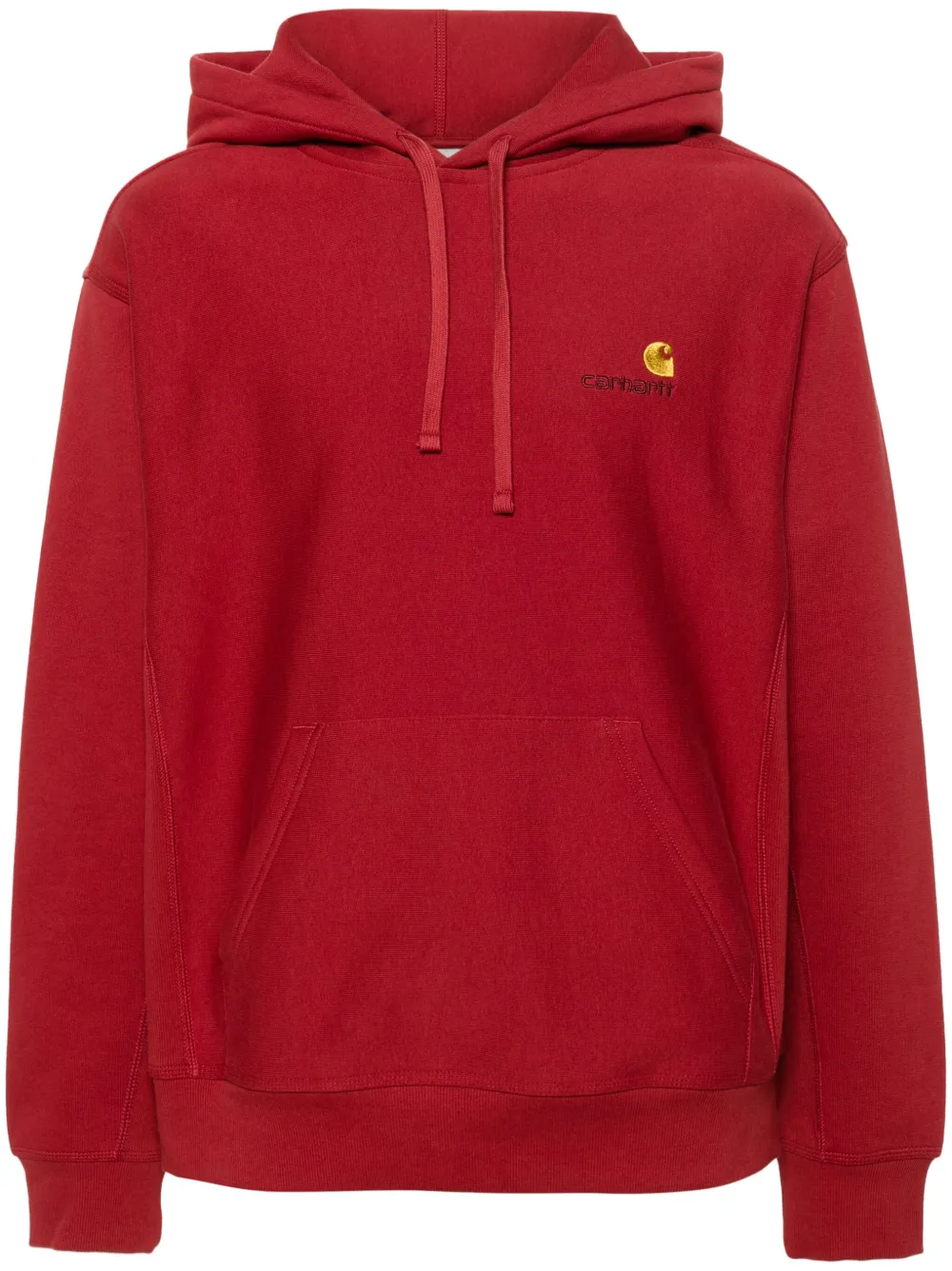 Carhartt WIP American Script hoodie Rood