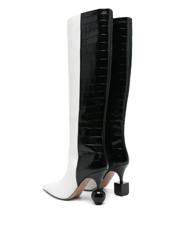 Jacquemus 90mm Les Bottes Bisou Boots White FARFETCH CA