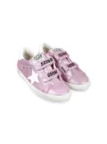 Golden Goose Kids Old School leather sneakers - Pink