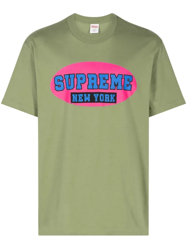 Supreme King of on sale New York Green Color-way Tee