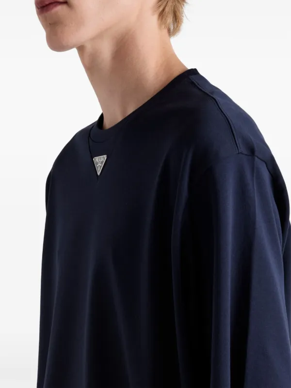 Prada enamel logo top sale