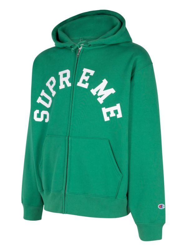 Supreme Champion zip up Hoodie Green FARFETCH CA