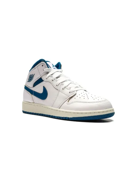 Jordan Kids Air Jordan 1 Mid SE "Industrial Blue" sneakers