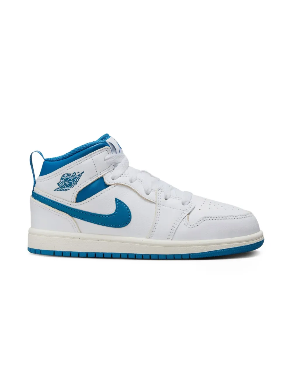 Jordan Kids Air Jordan 1 Mid SE "Industrial Blue" sneakers White